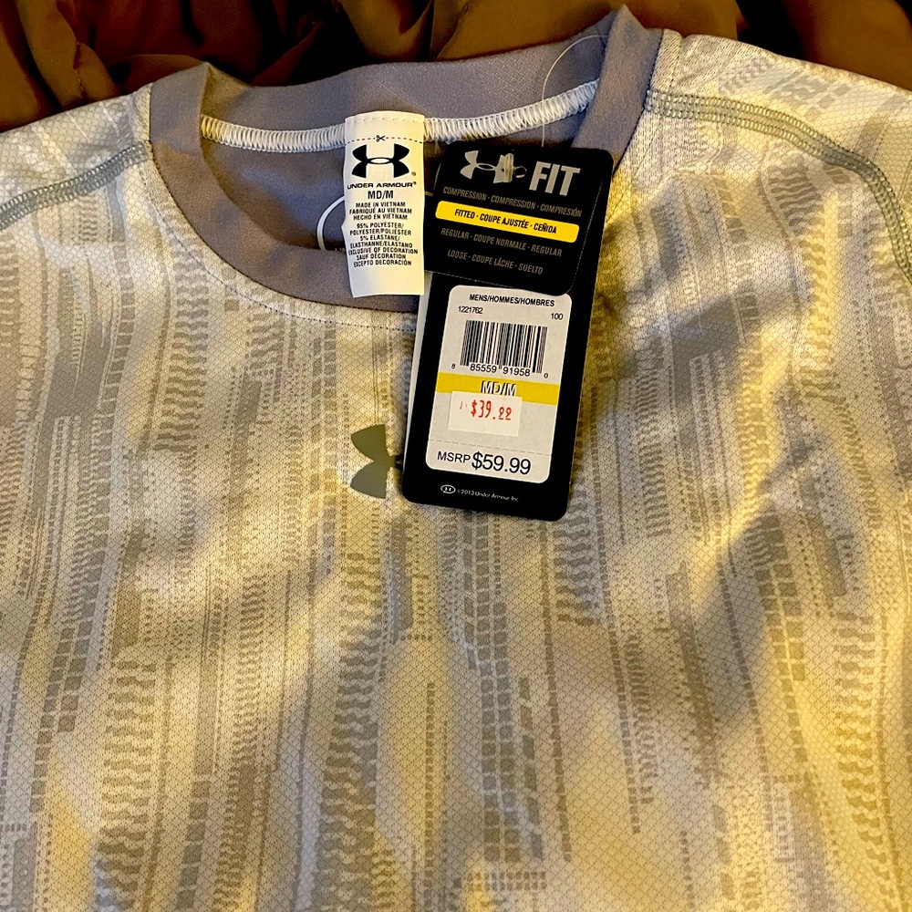 NWT Under Armour Long sleeve reversible shirt